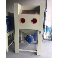 钢锅氧化层油迹清理表面处理设备 枣庄高压式手动喷砂机