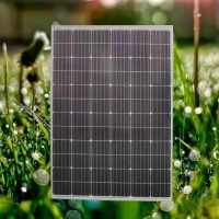 广东晶天太阳能发电板210W瓦72片太阳能蓄电池光伏板