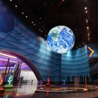 深圳百诺 展馆用太空地球仪 主题展示 悬吊地球仪